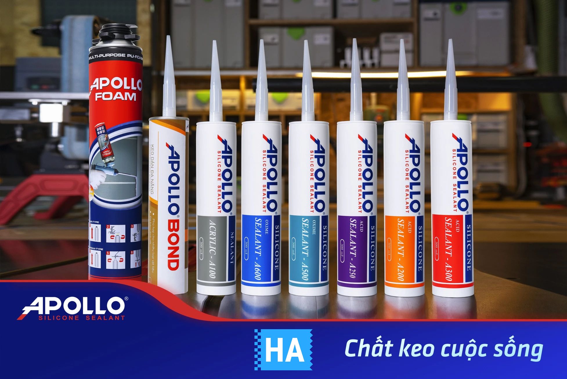 keo silicone Apollo